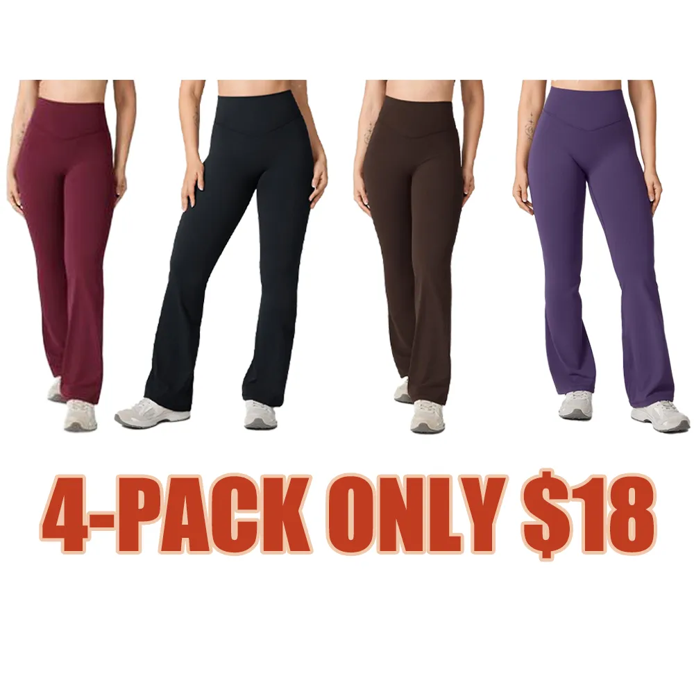 No Front Seam Flare Leggings