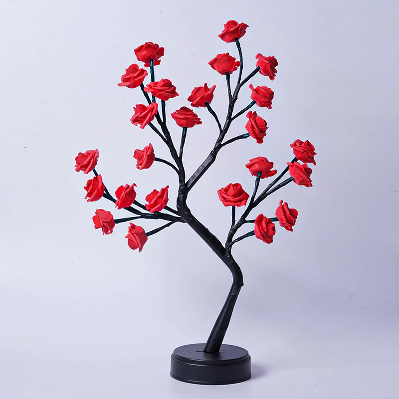 Colorful Flowering Fairy Light Tree Lamp