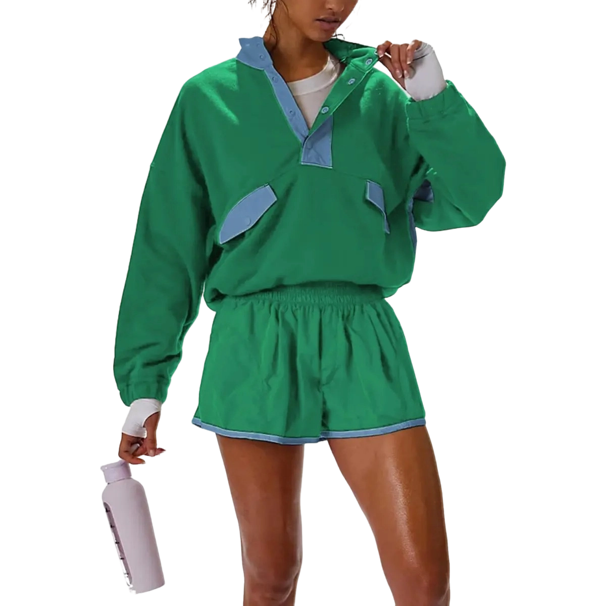 Women’s Sporty Lounge Two-Piece Short Set