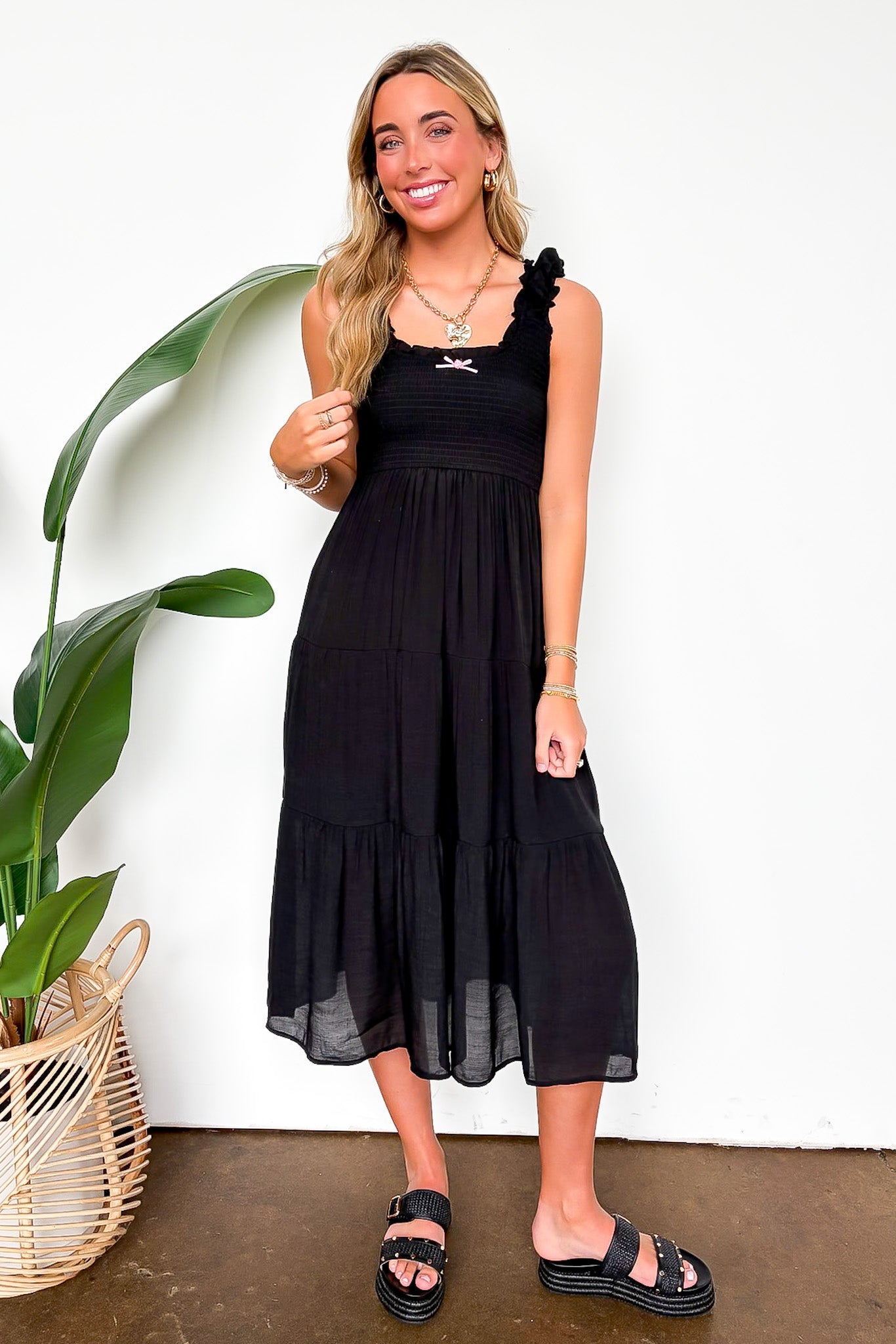 Smocked Maxi Dress