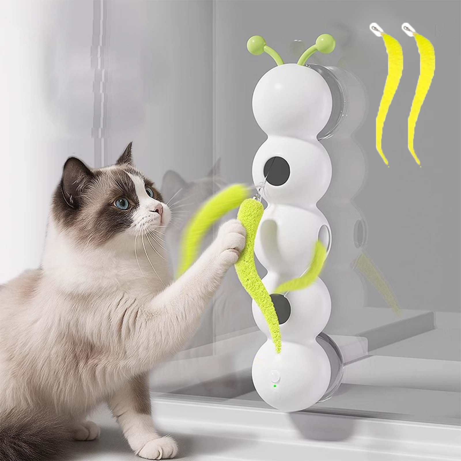 Motion Cat Toy With Worm