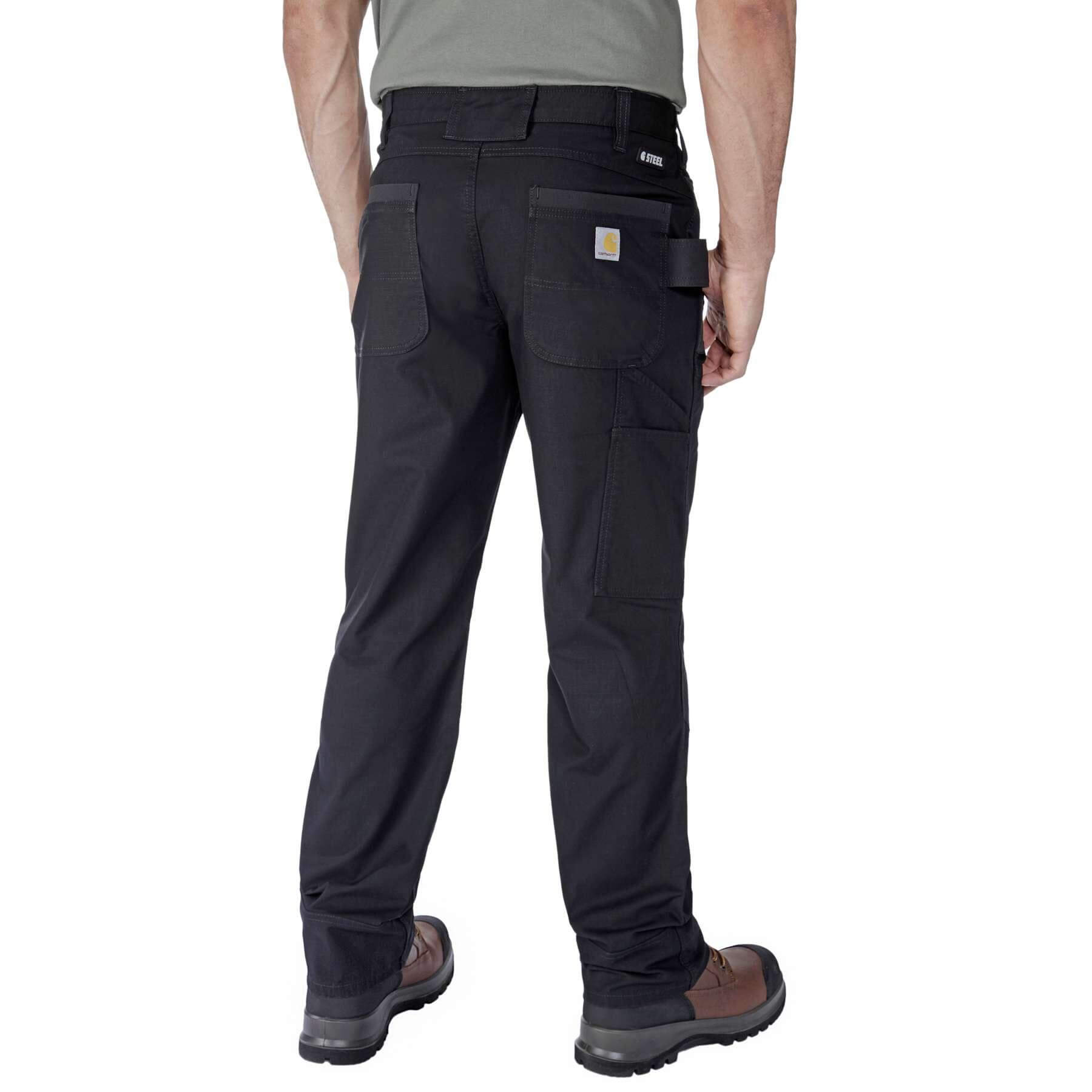 CHT Steel Straight Fit Rugged Flex Double-Front Ripstop Trousers 105075