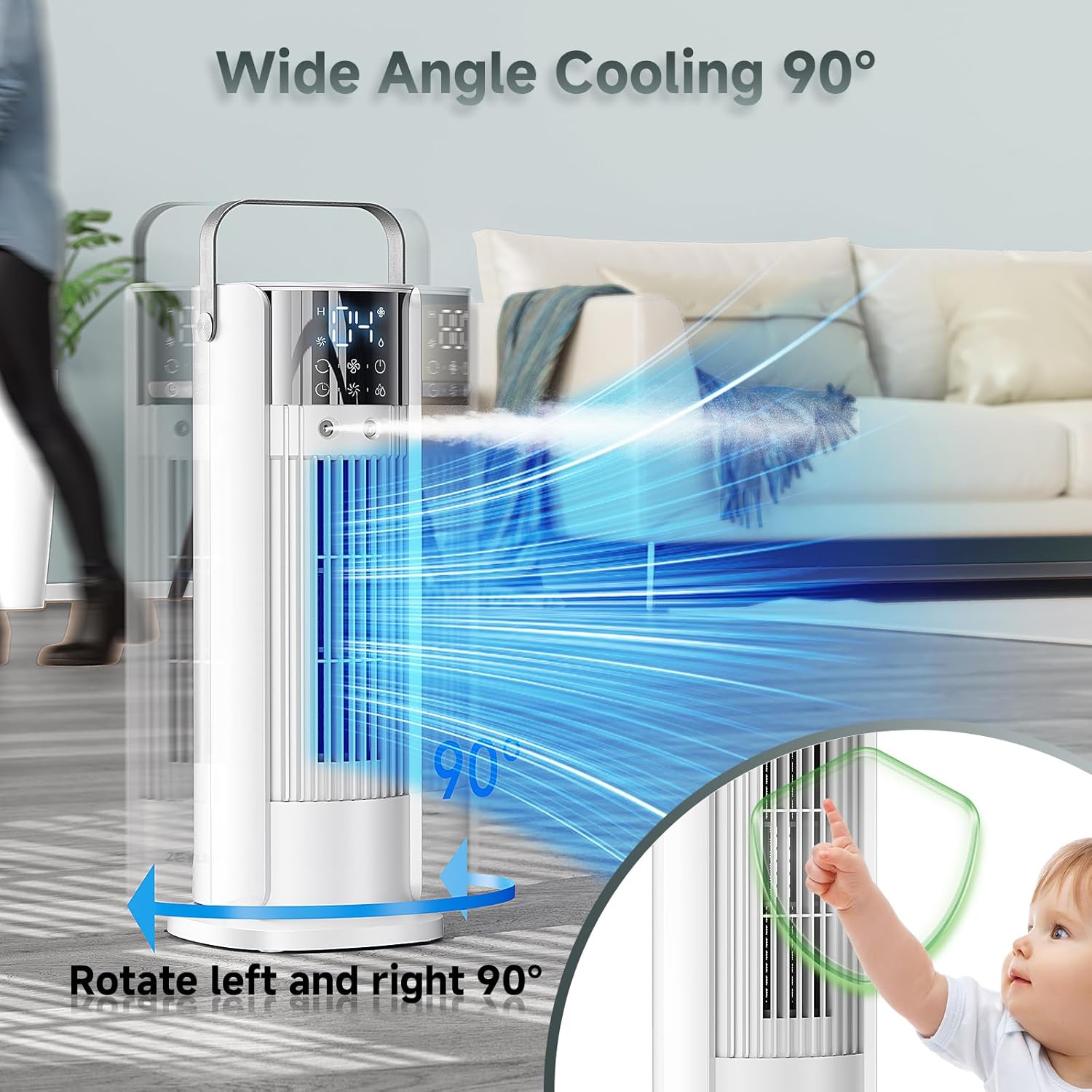 Portable Air Conditioners Tower Cooling Fan
