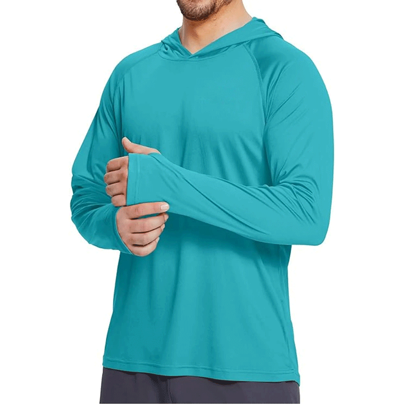 ☀️ Men's UPF 50+ Sun Protection Hoodie with Face Cover