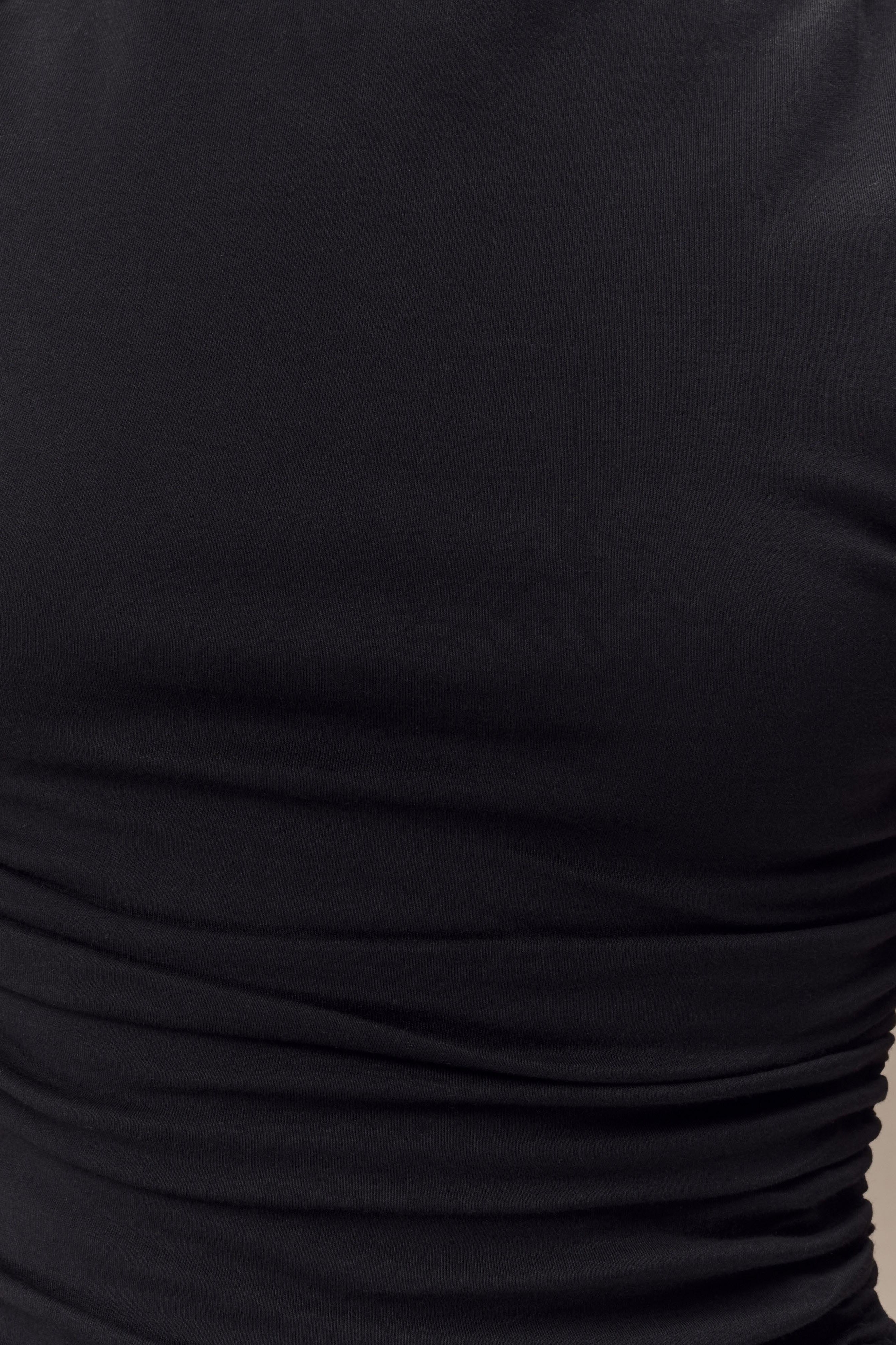 Black High Neck Sleeveless Maxi Dress