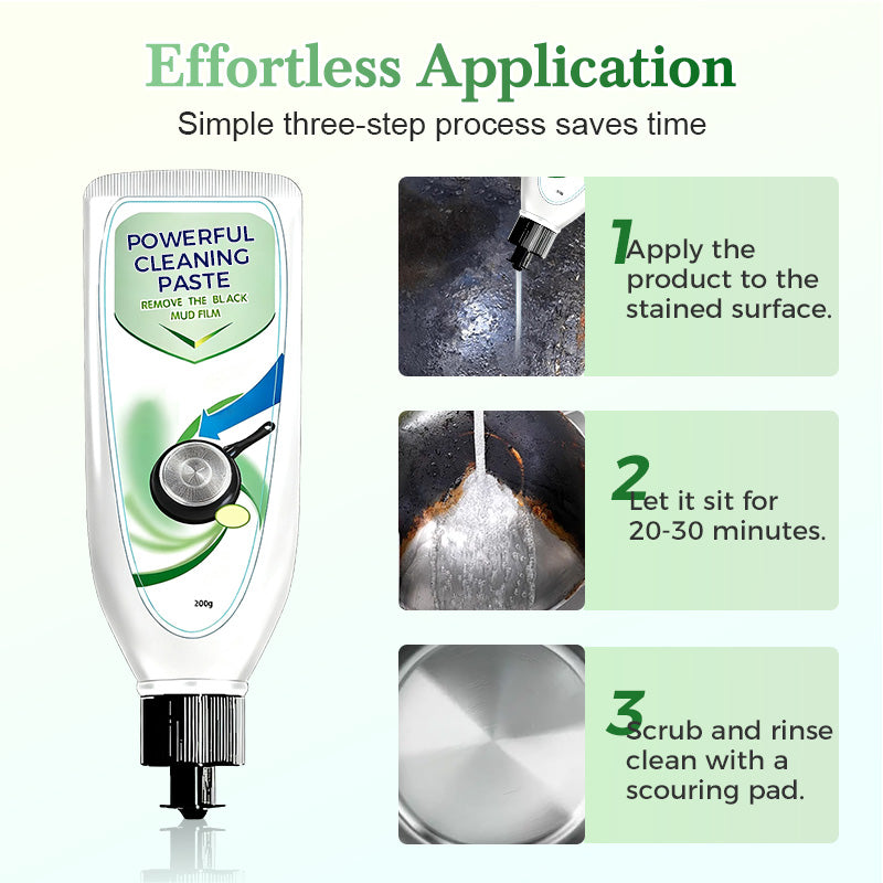 Powerful Cleaning Paste for Pot Bottom