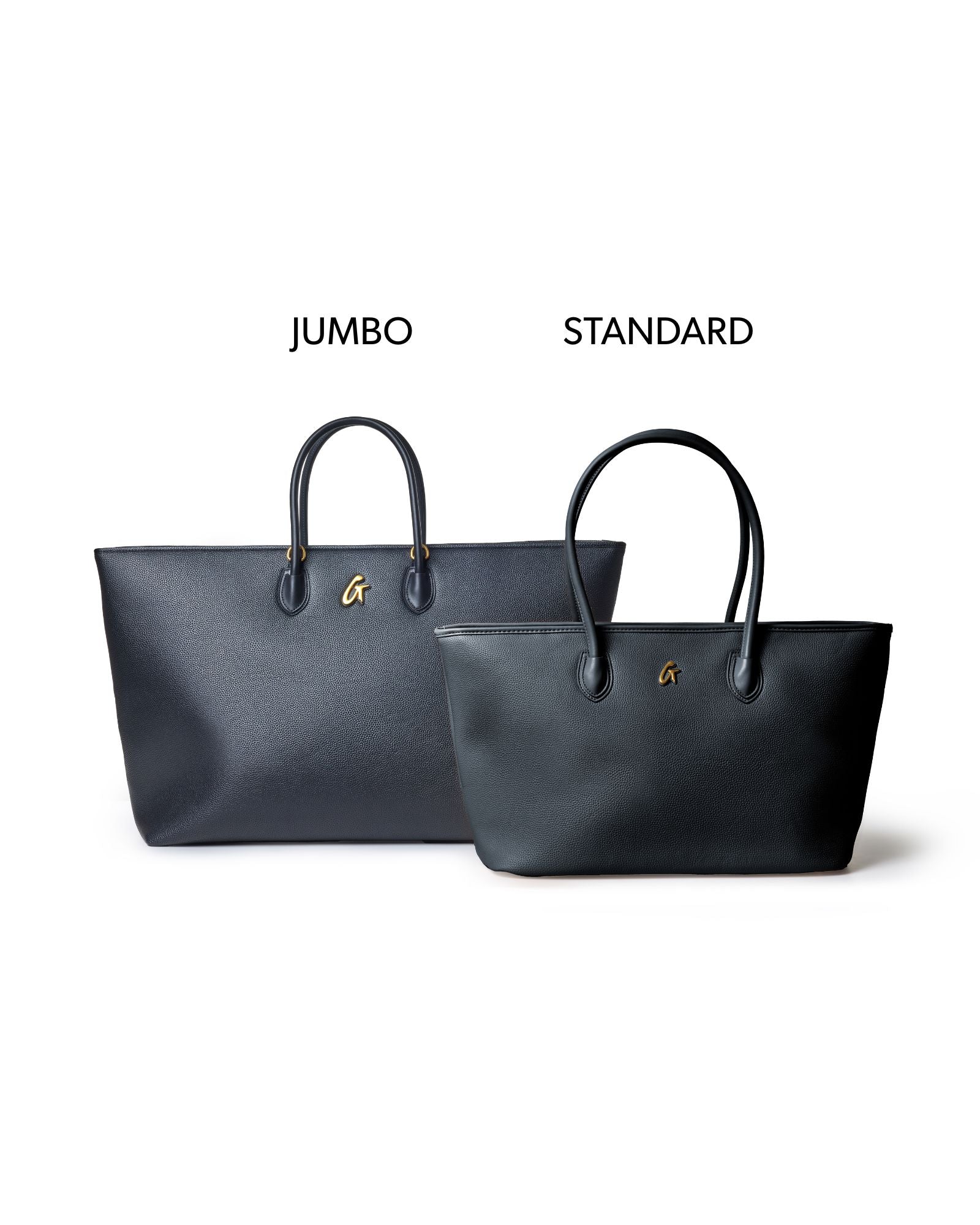 JUMBO PEBBLE TOTE BAG - BLACK