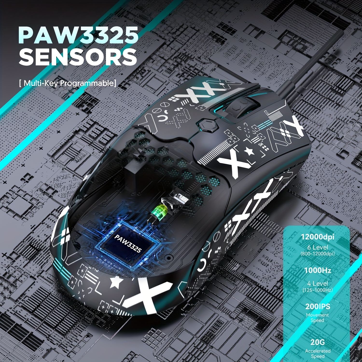 Ultralight Wired Gaming Mouse