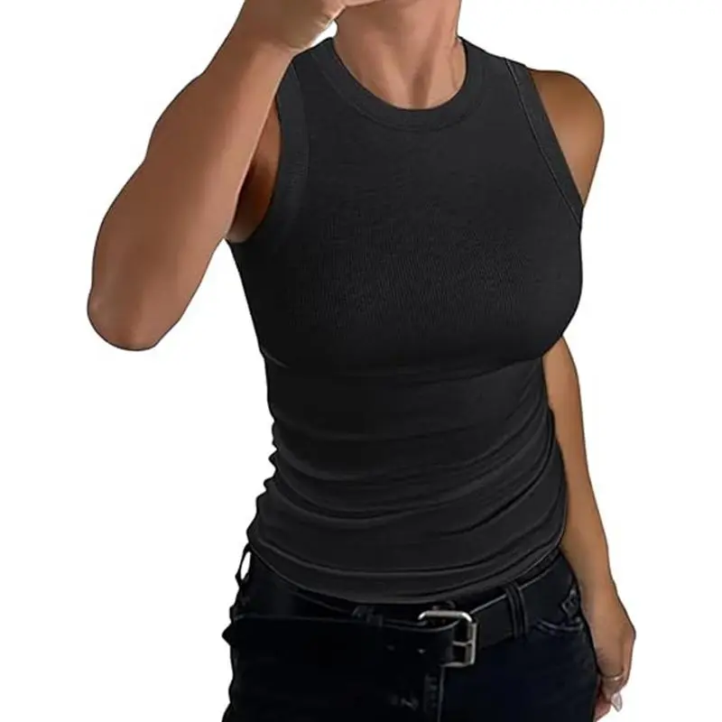 Women's Ribbed Racerback Tank Tops