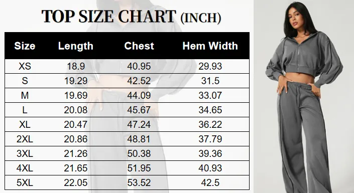 Women’s Hooded Tracksuit Set (Cropped Hoodie + Wide Leg Pants)