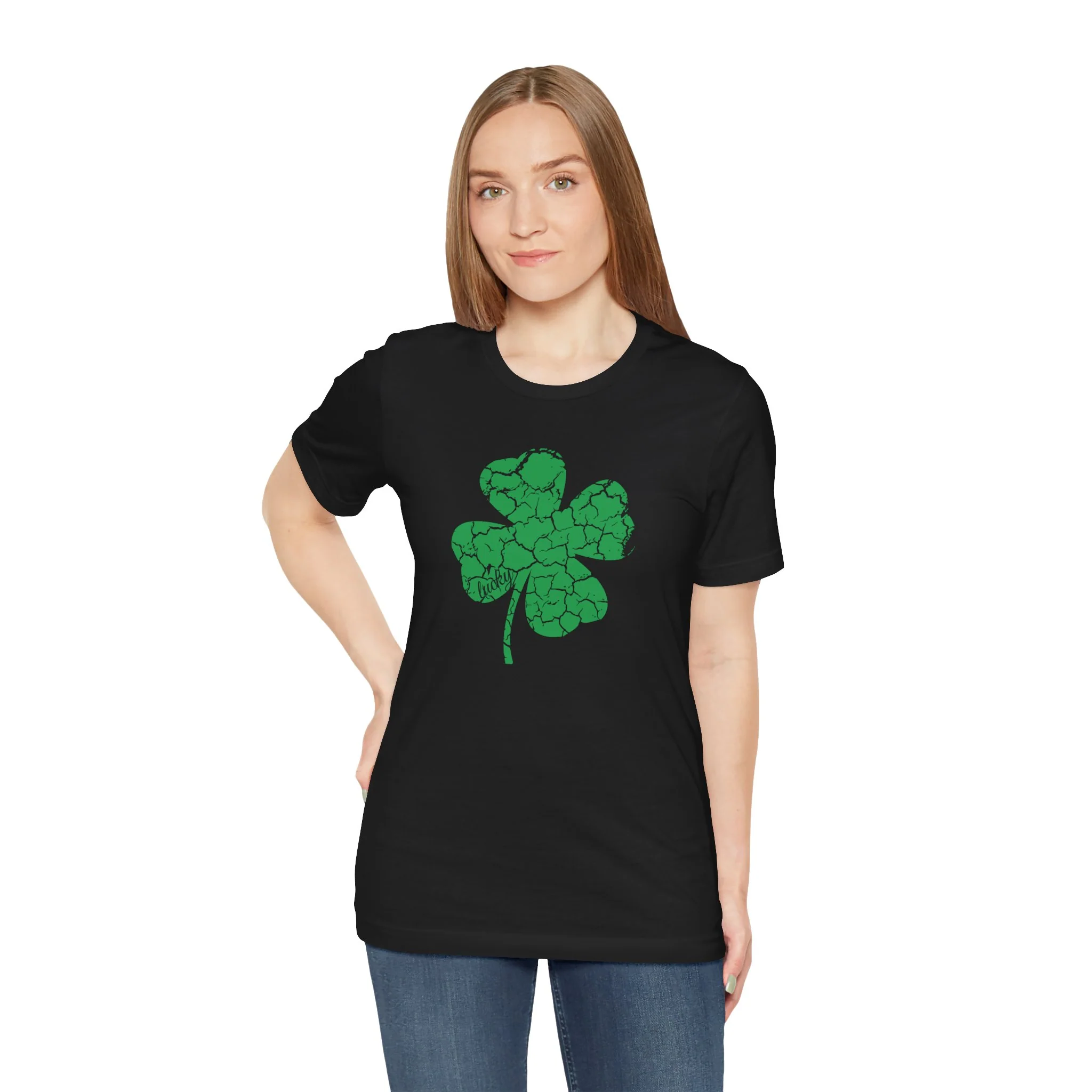 Lucky Clover Unisex Jersey Short Sleeve Tee