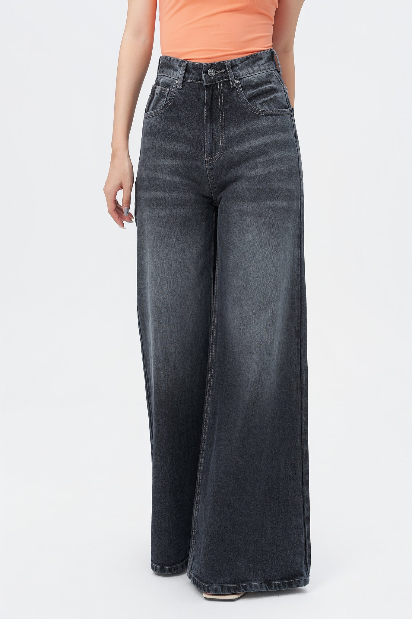Sweet Static Extra Wide Leg Jeans