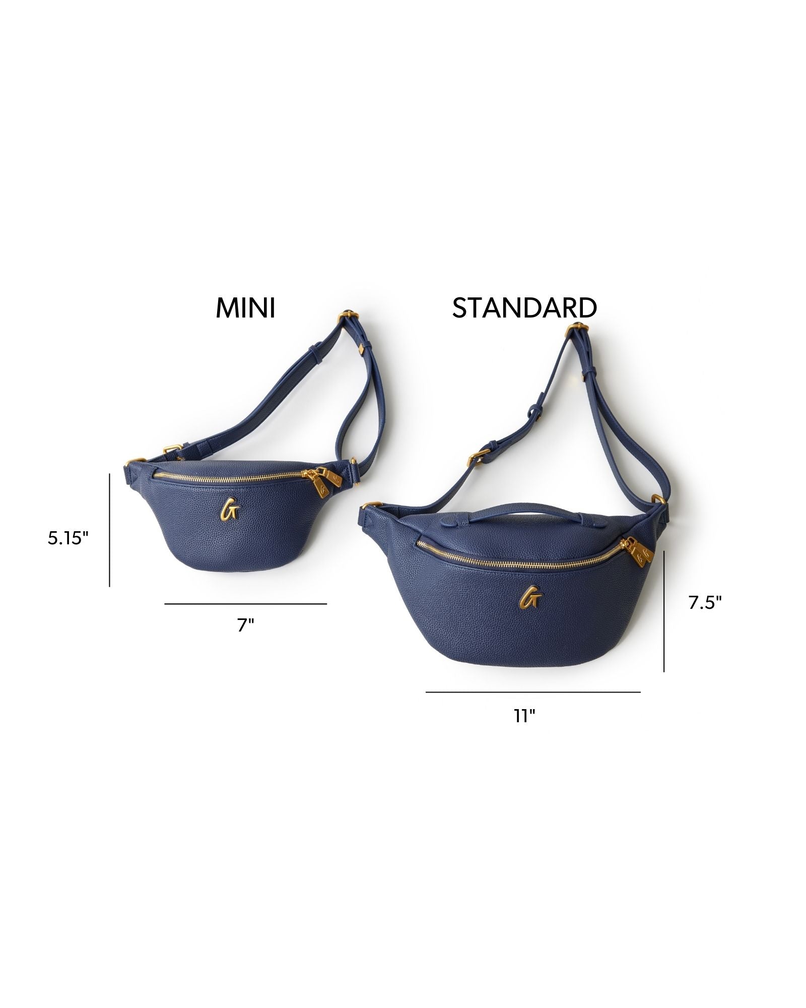 PEBBLE FANNY PACK - NAVY