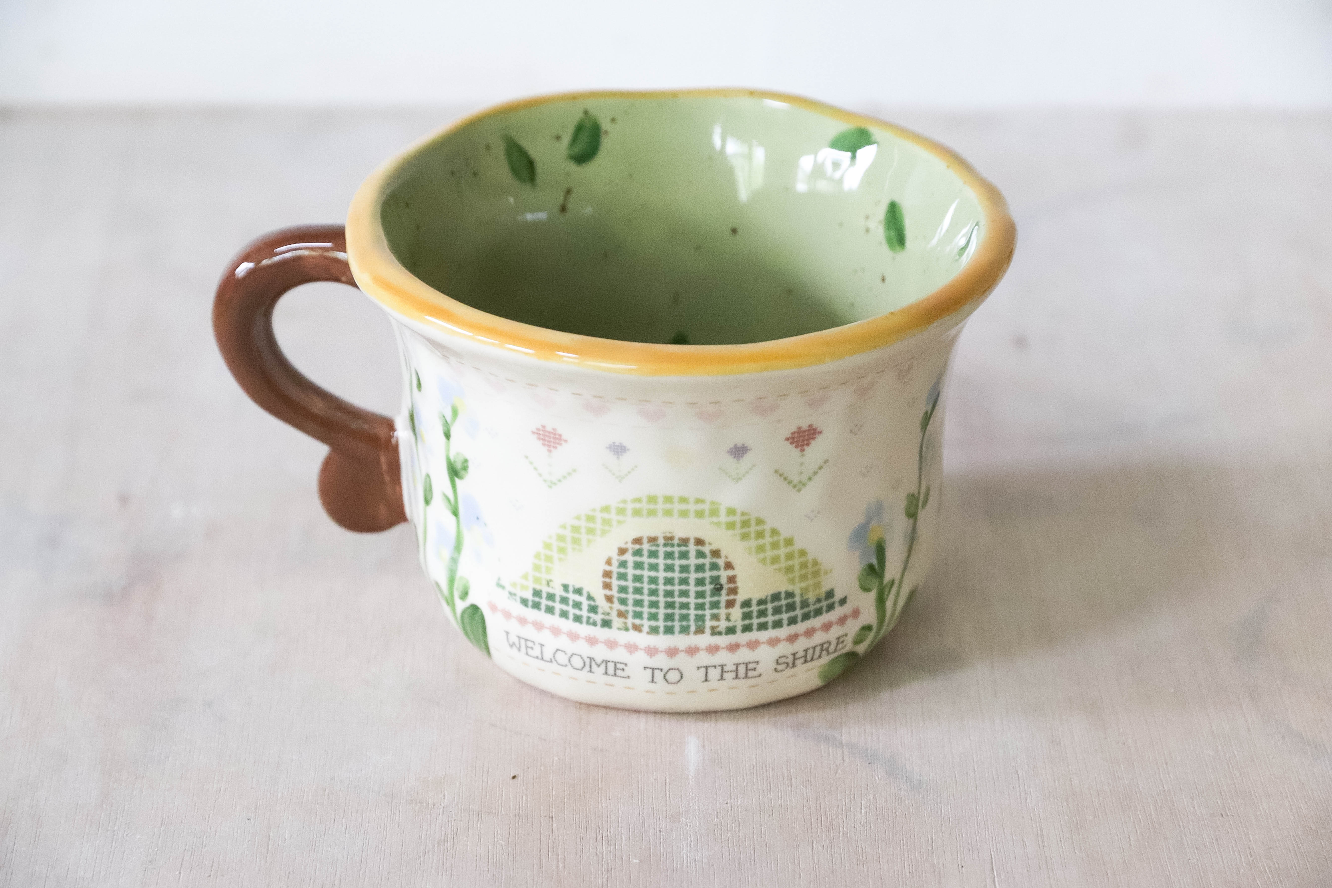 Welcome to The Shire Floral Mug