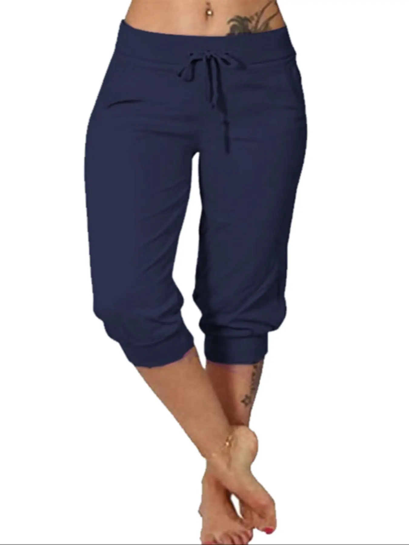 🛍️Everyday Comfort Capri Pants – Lightweight Relaxed Fit for Summer