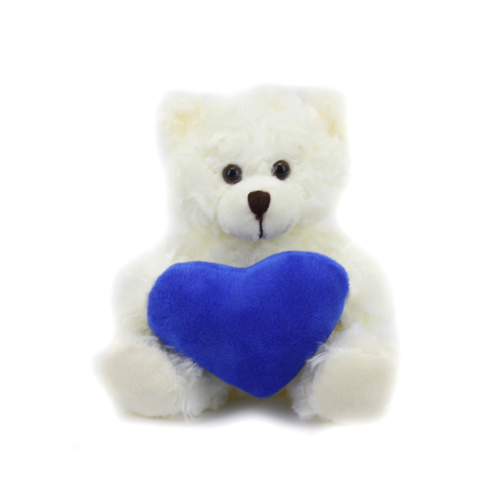 Cream Bear with Custom Heart 9inch