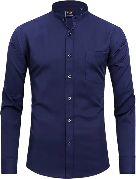 3-Pack Men's Stain Sheild Business Casual Dress Shirts - Slim Fit Long Sleeve Button Down Shirt