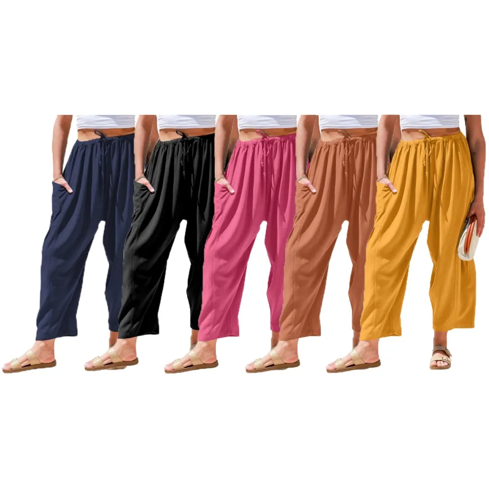 Womens Linen Wide Leg Pants (Less than $3 each!)