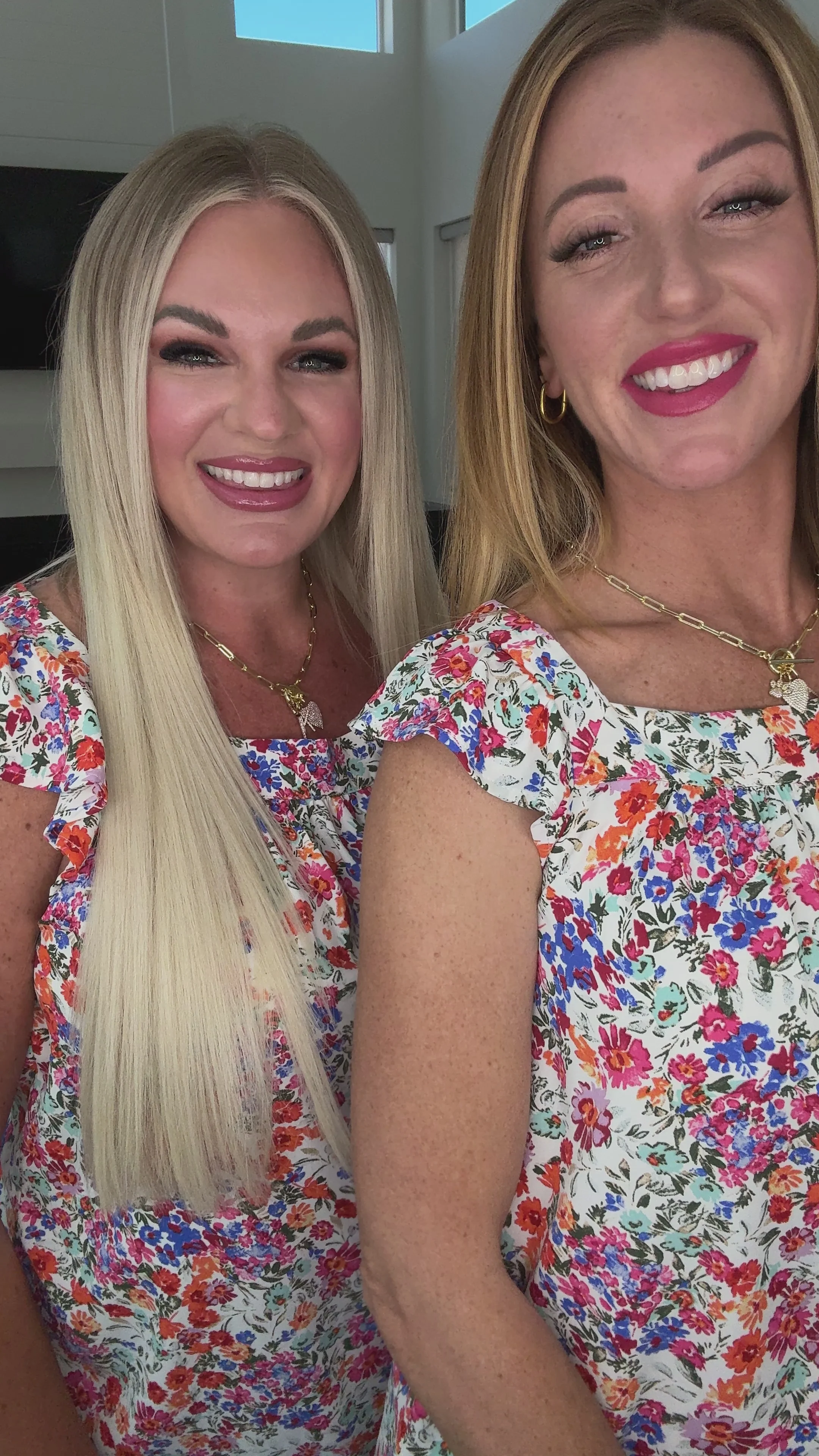 Take A Risk Floral Square Neck Top