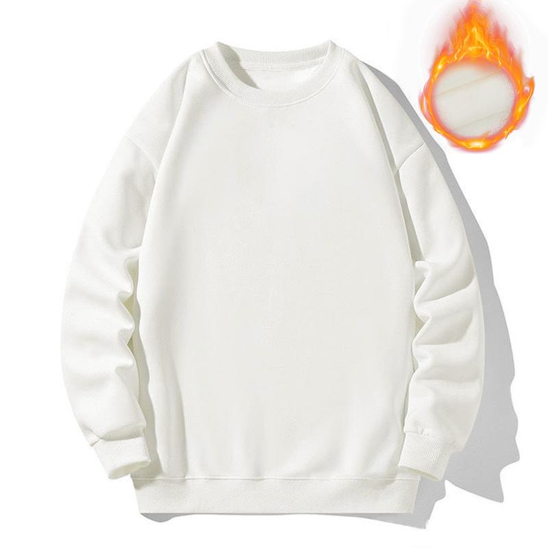 Unisex Thick Crewneck Sweatshirt – Soft Cotton Blend Pullover