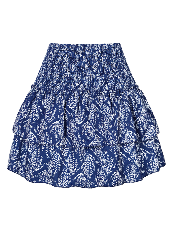 Skirt Pleated Skirt Ruffled Printed Skirt Able Floral Short Skirt