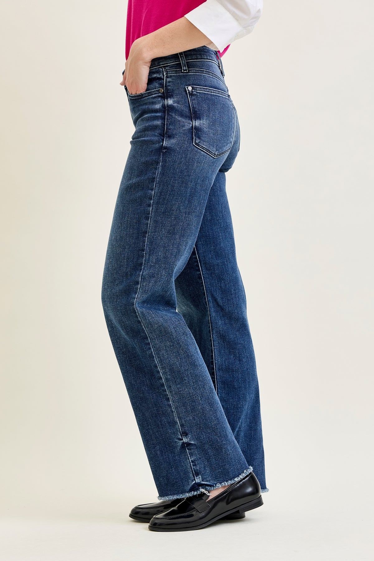 Carrie Mid Rise Wide Leg