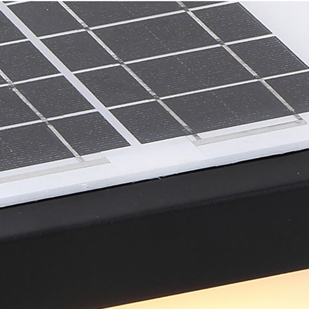 Outdoor Courtyard Waterproof LED Solar Pillar Lights Landscape Lighting