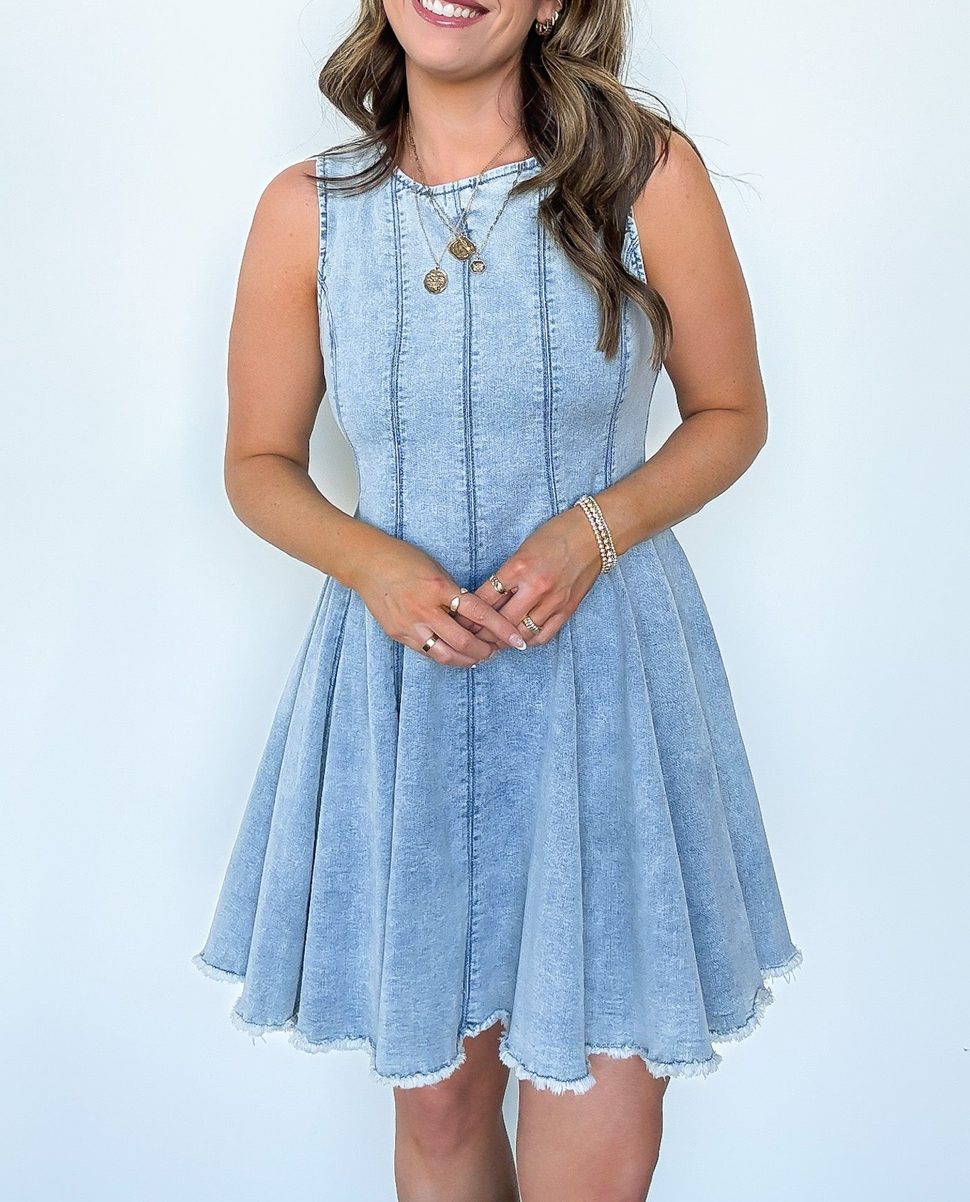 Darling Forecast Denim Dress
