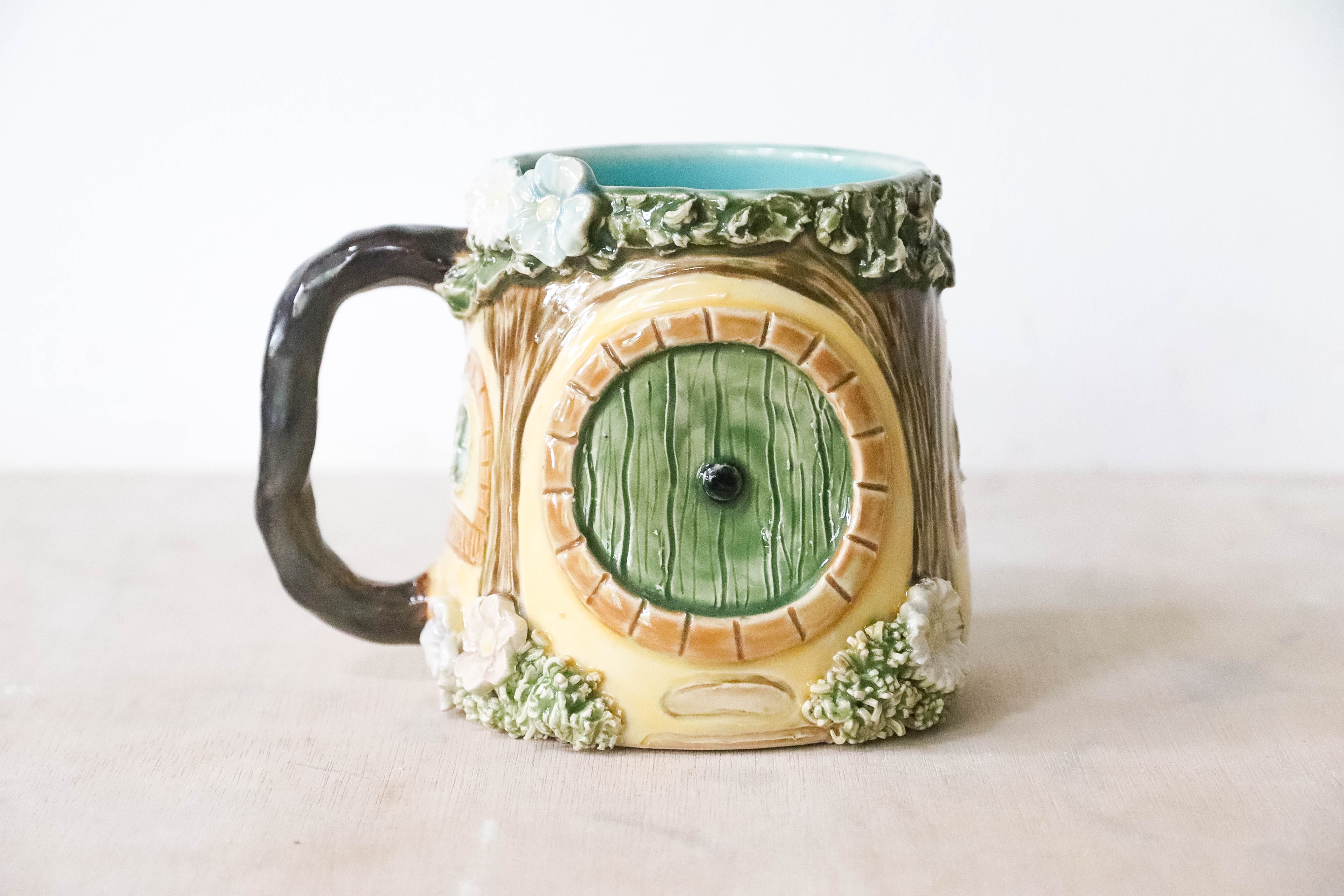 Yellow Hobbit House Stoneware Mug