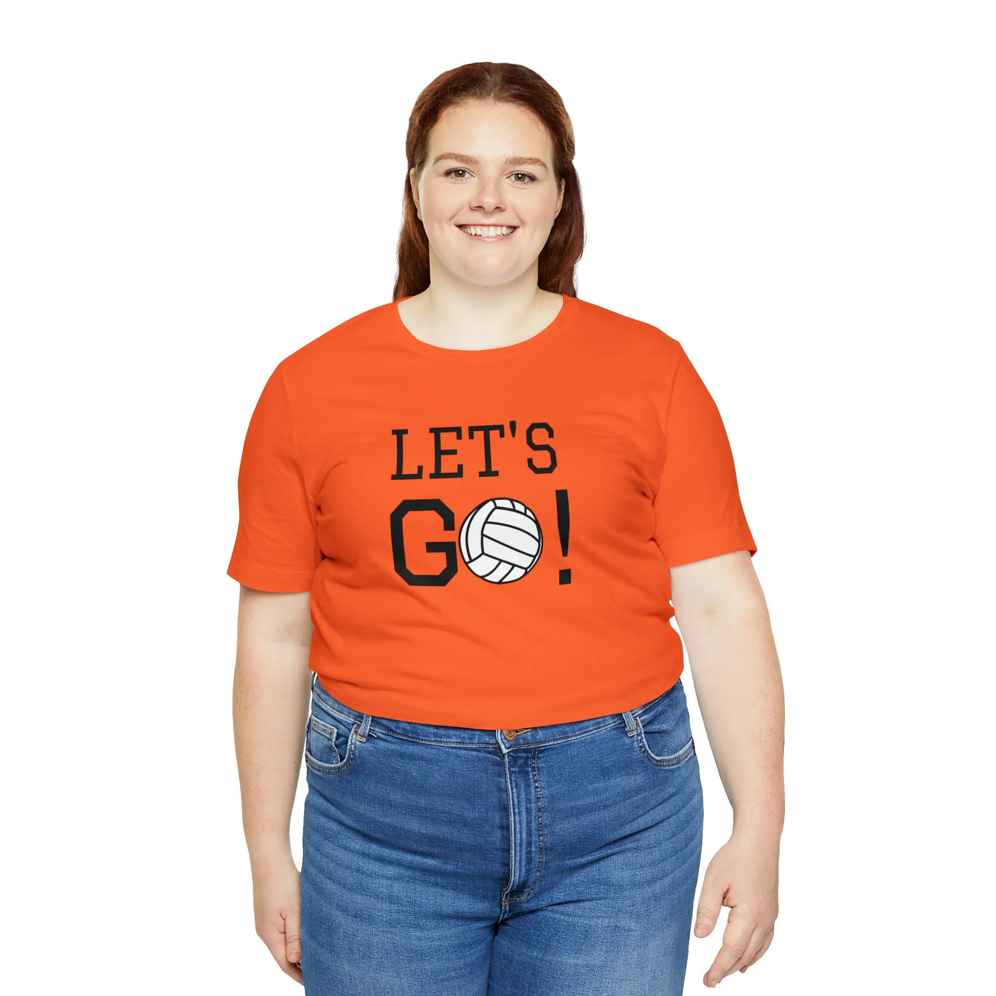 Let's Go! Volleyball Unisex Jersey Short Sleeve Tee