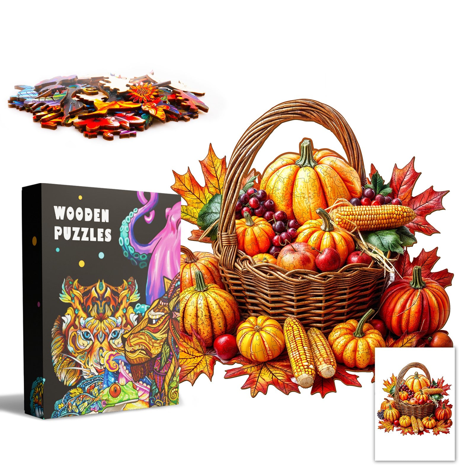 Autumn Wooden Jigsaw Puzzle