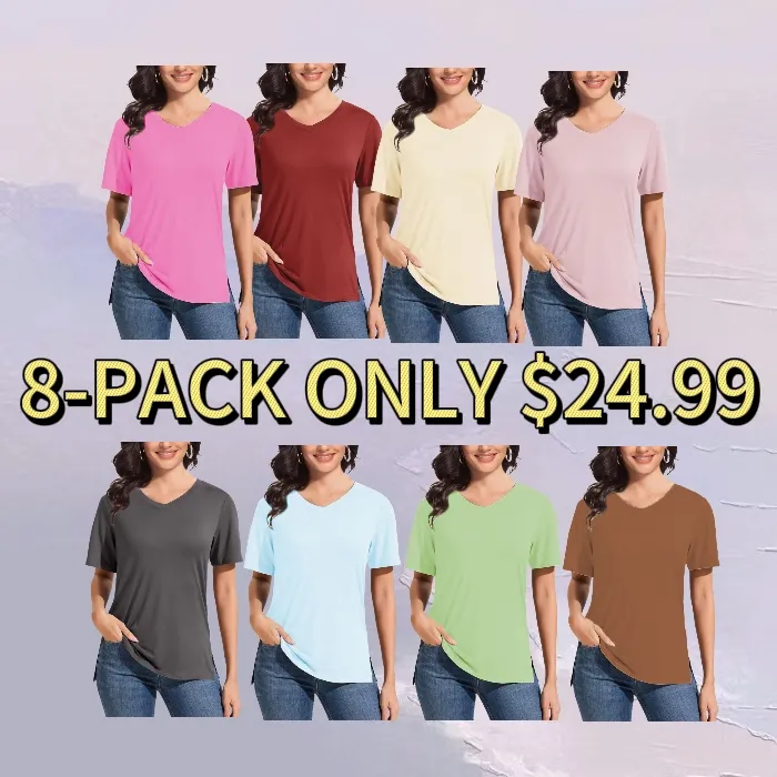 Lightweight Loose-Fit Tops​(Just $3 Each!)