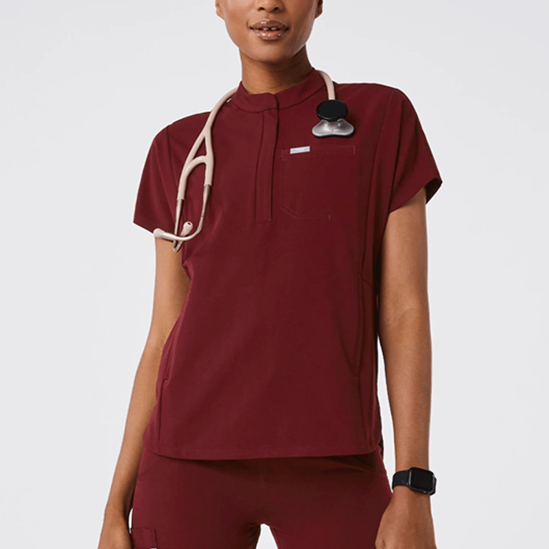 Stretch Scrub Top & Jogger Scrub Pants Set