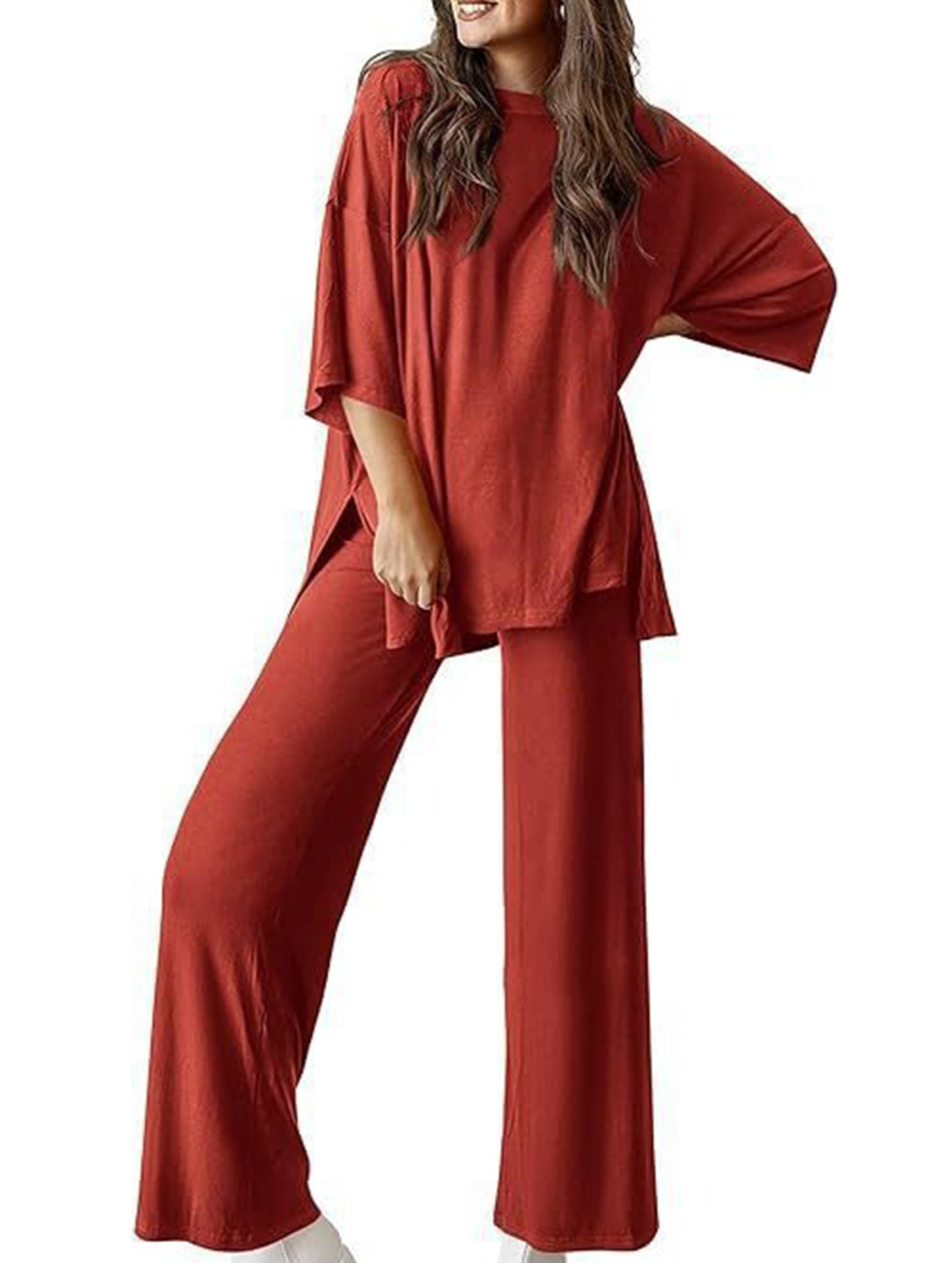 Loose Fit Casual Two Piece Set_CWSTB01013