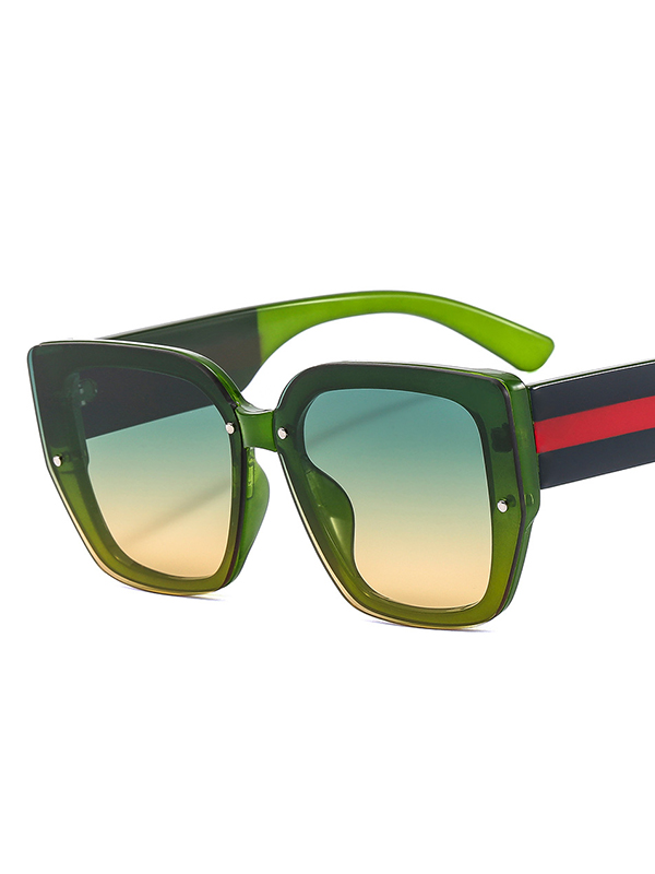 Geometric Sun-Protection Sunglasses Accessories