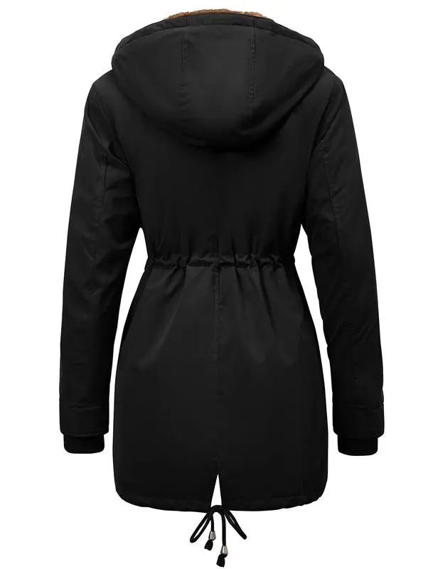 🌦️ Women’s Fleece Thicken Waterproof Rain Jacket