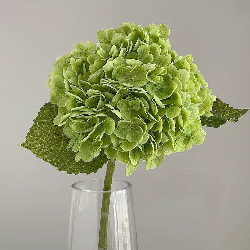 3-Pack Lifelike Hydrangea Silk Flowers  UV-Resistant for Indoor/Outdoor Decor