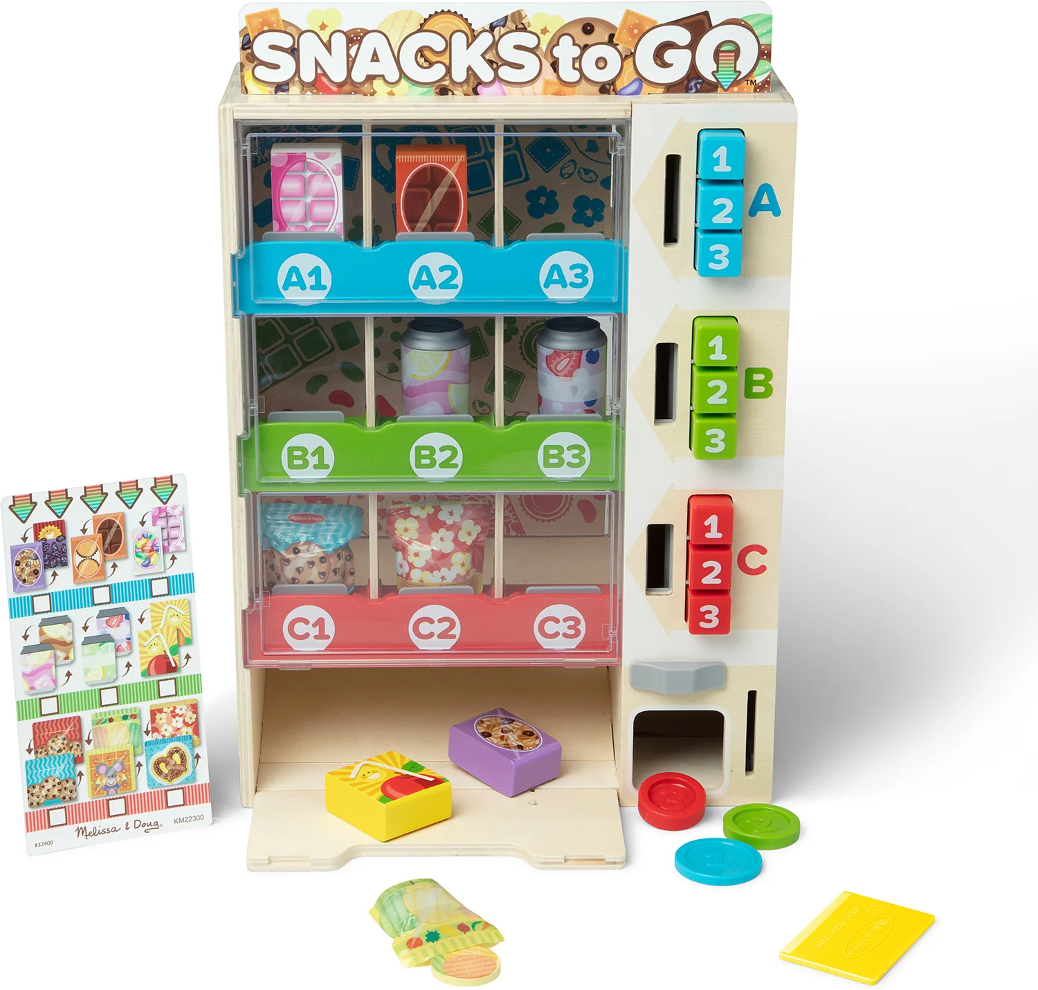 Sort-Stock-Select Vending Machine Playset