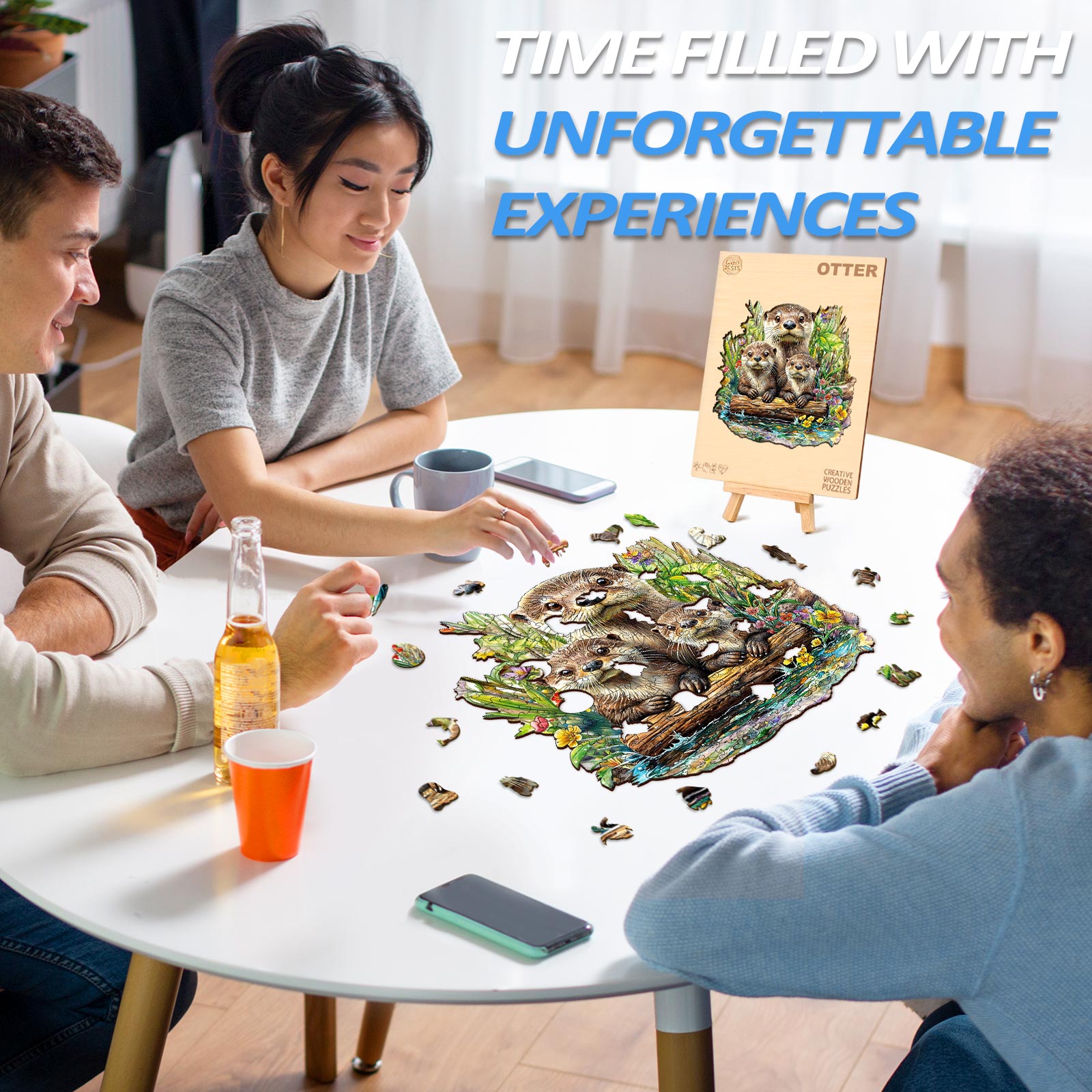 Otter Wooden Jigsaw Puzzle