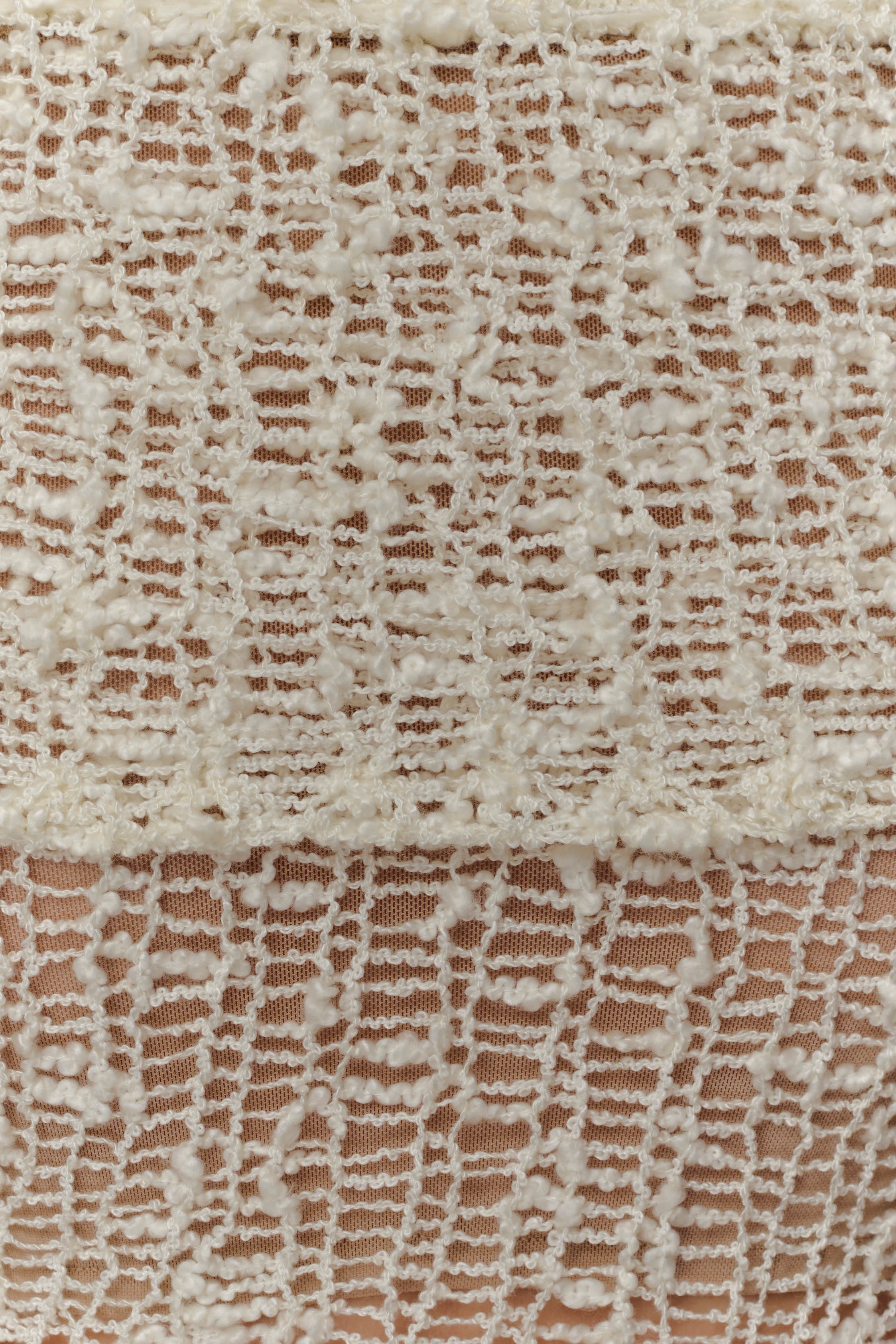 Ivory Off Shoulder Knit Top