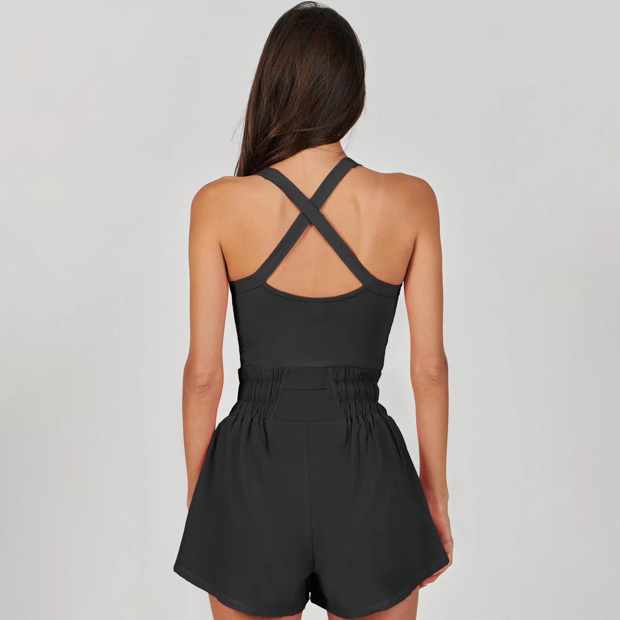 Women’s Athletic Skort Romper Dress