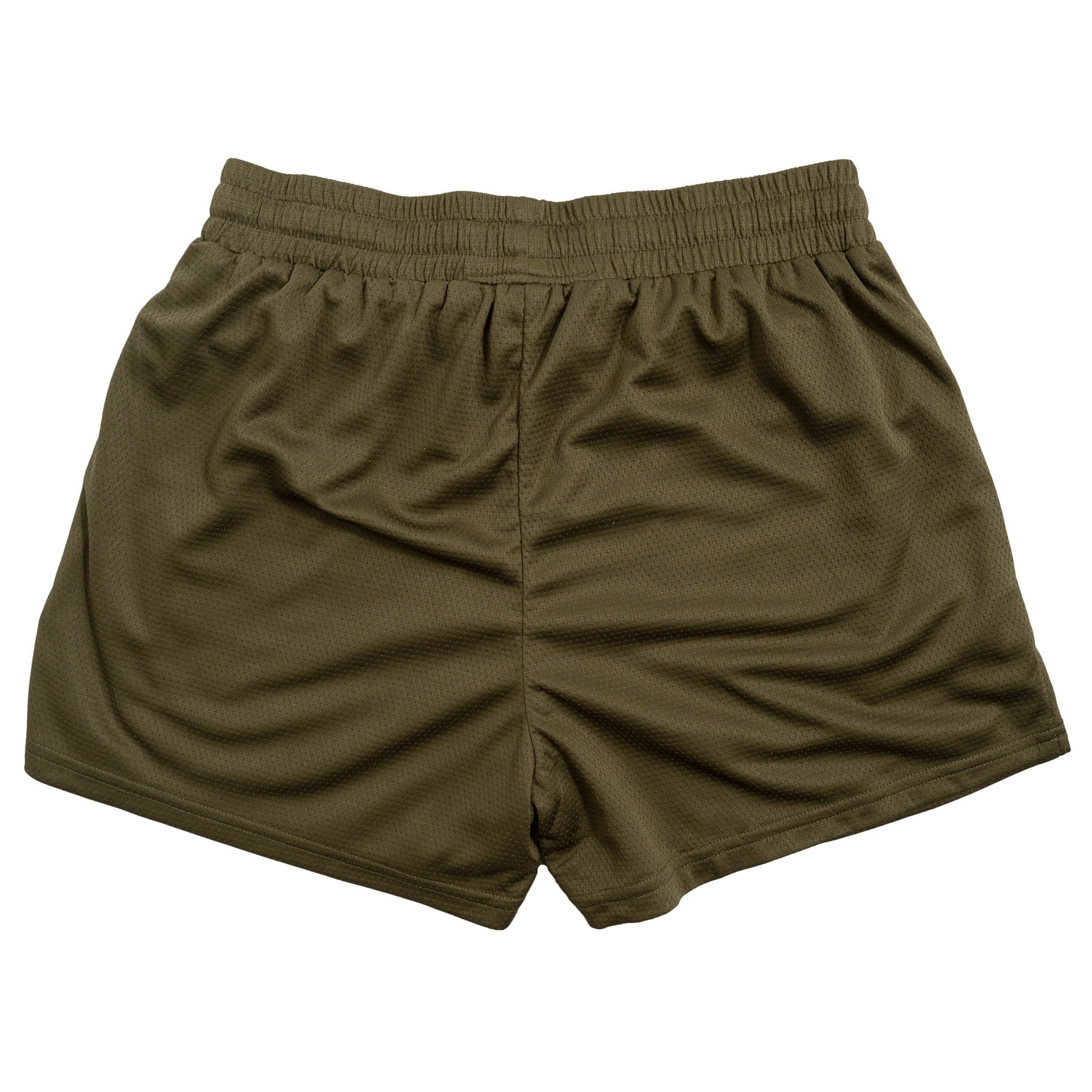 MUAY THAI SHORTS (MID THIGH CUT) v1 - OLIVE