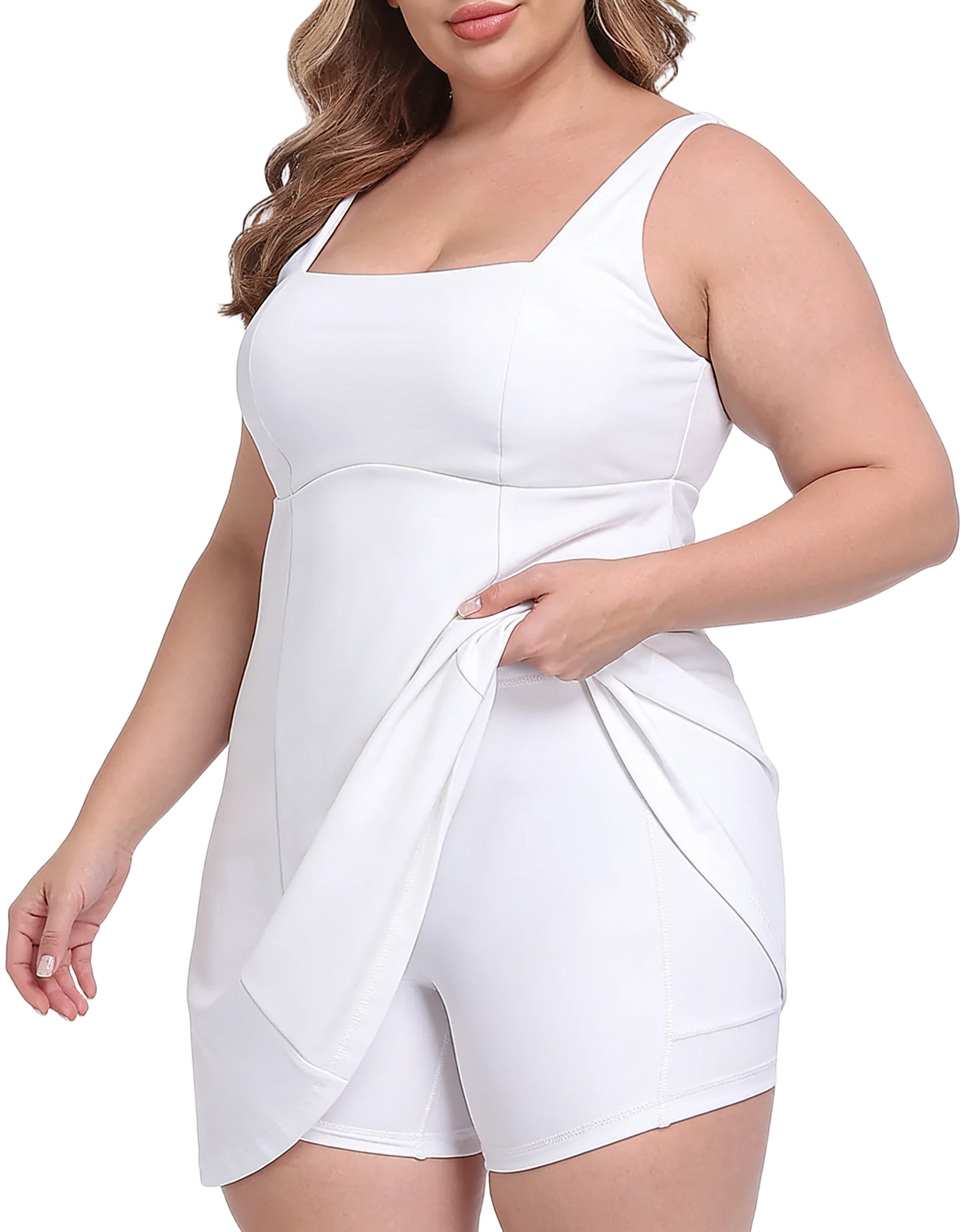 Women’s Plus Size Easy Quick Slip Tennis Dress