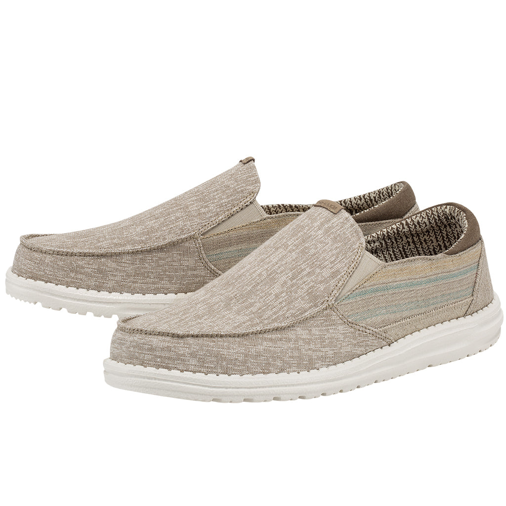 DUDE MEN'S THAD CHAMBRAY RIVERA BEIGE- 111910590