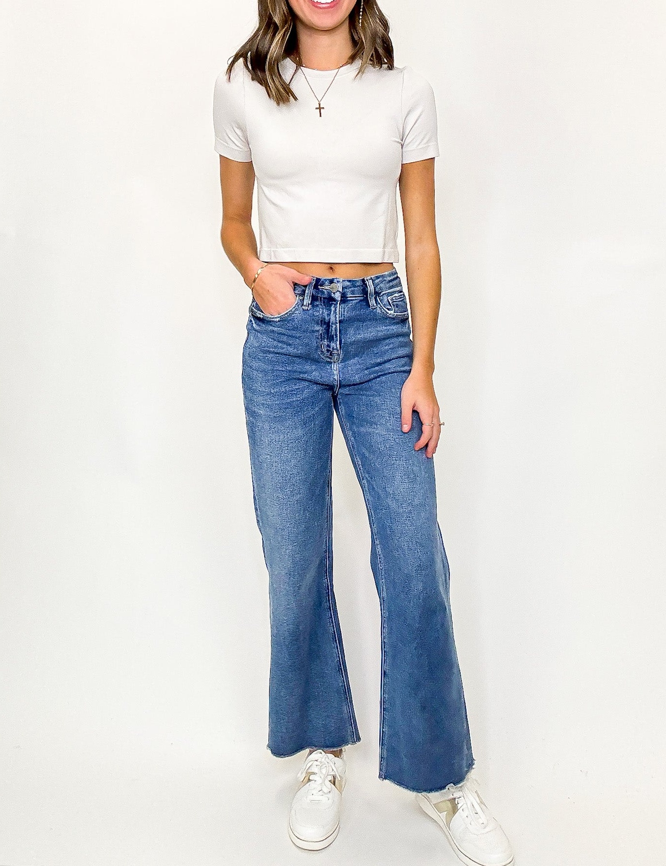 Altitude Super High Wide Leg Jeans