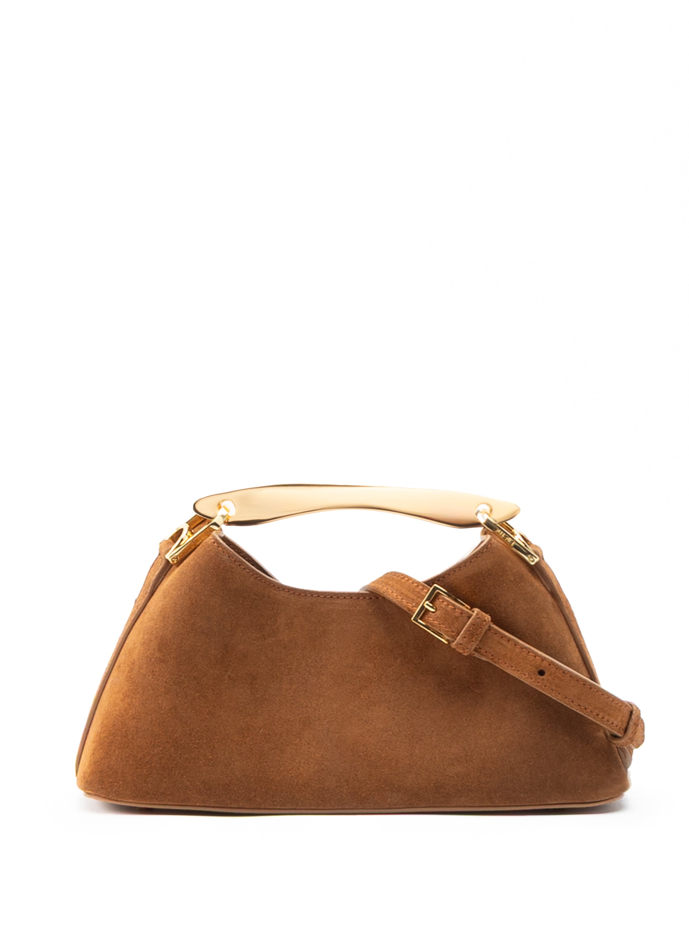 Mini Boomerang Suede Cognac Clearance Sale 85%OFF