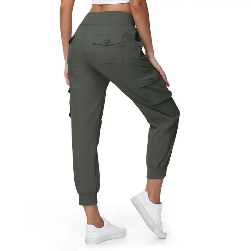 Women's Cargo Pants Casual Lightweight Hiking Outdoor Pants Quick Dry Travel Sweatpants Joggers