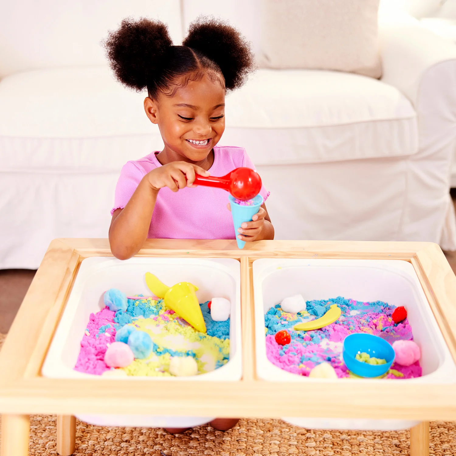 Deluxe Sensory Activity Table with Ice-Cream Shop