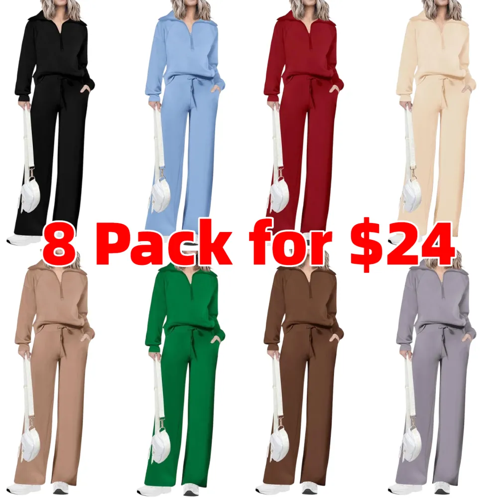 Women's Casual 2-Piece Sweatsuit Set