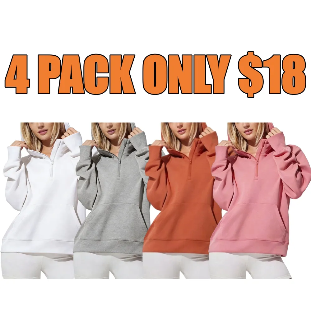 Oversized Half-Zip Hoodie